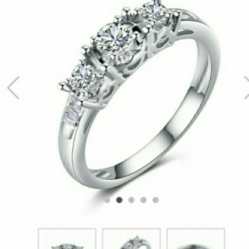 Engagement Ring💍👰🏻‍♀️(S925 Sterling Silver)
